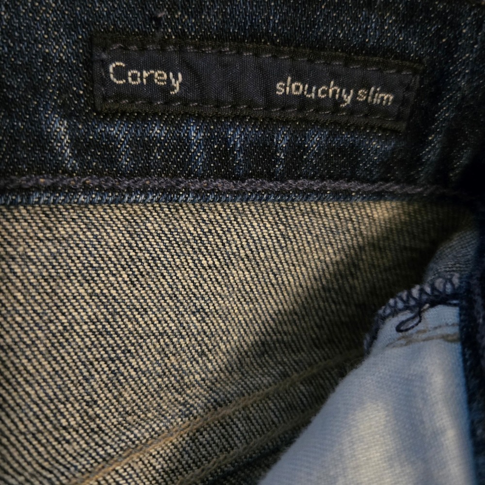 Citizens of Humanity Corey Slouchy Slim Jeans Dark Wash Blue Denim Size 30 - Picture 6 of 10